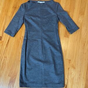 Diane von Furstenberg DVF Wool Boat-Neck Sheath dress